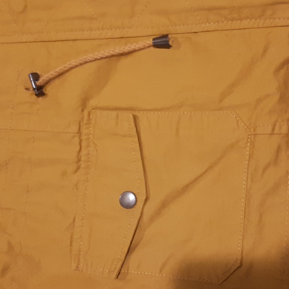 Mustard lightweight coat with hood - Picture 5 of 13